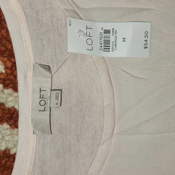 LOFT 5piece bundle - long and short sleeve tops all size medium - Picture 12 of 16